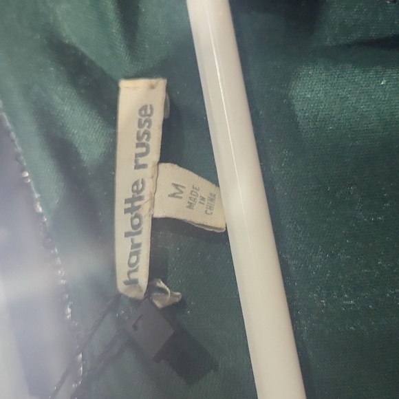 Homecoming green dress with sequins size medium - Picture 10 of 12